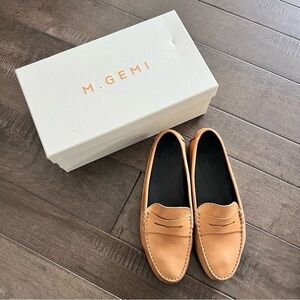 M. Gemi The Sacco Donna Loafers Shoes Flats Toffee 39.5